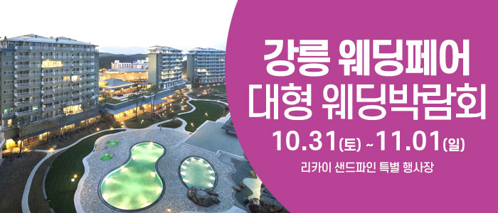 강릉 웨딩크라우드 웨딩박람회 대표 이미지
